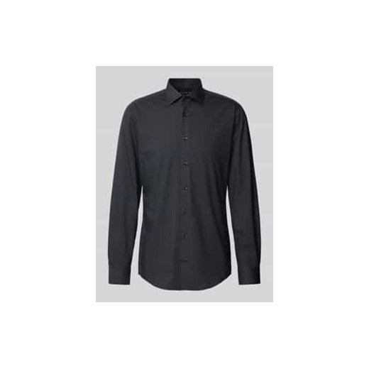Koszula biznesowa o kroju slim fit z kołnierzykiem typu kent ze sklepu Peek&Cloppenburg  w kategorii Koszule męskie - zdjęcie 177837719