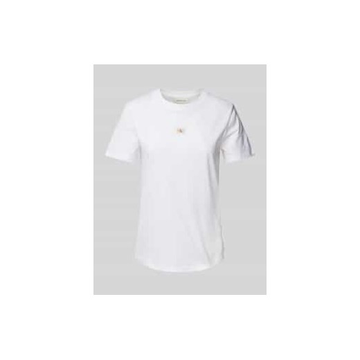 T-shirt o kroju regular fit z naszywką z logo ze sklepu Peek&Cloppenburg  w kategorii Bluzki damskie - zdjęcie 177837799