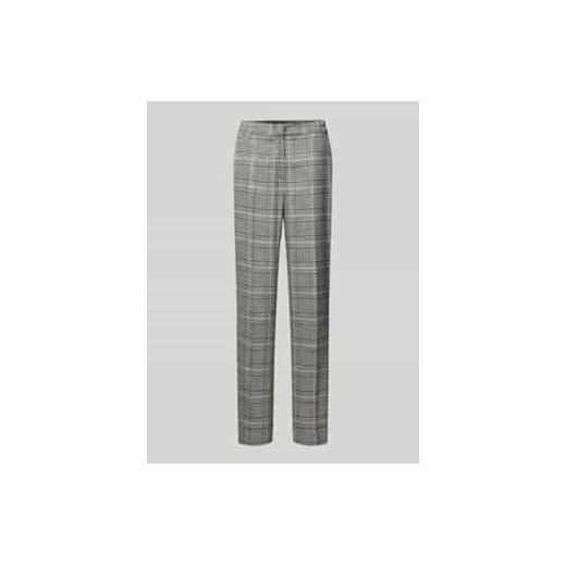 Spodnie w kratę glencheck i z kantem model ‘Check’ ze sklepu Peek&Cloppenburg  w kategorii Spodnie damskie - zdjęcie 177837827