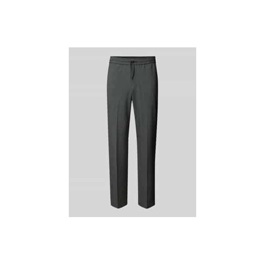 Spodnie o kroju relaxed fit z wiskozy z tunelem ze sklepu Peek&Cloppenburg  w kategorii Spodnie męskie - zdjęcie 177837895