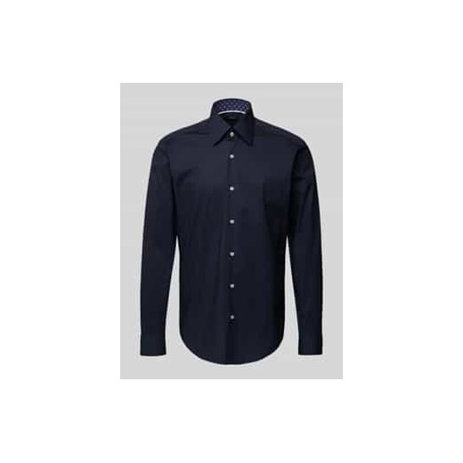 Koszula biznesowa o kroju regular fit z listwą guzikową ze sklepu Peek&Cloppenburg  w kategorii Koszule męskie - zdjęcie 177838066