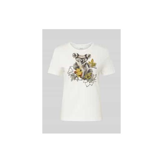 T-shirt z nadrukowanym motywem ze sklepu Peek&Cloppenburg  w kategorii Bluzki damskie - zdjęcie 177838107