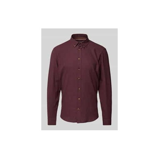 Koszula casualowa o kroju regular fit z kołnierzykiem typu button down model ‘Burley’ ze sklepu Peek&Cloppenburg  w kategorii Koszule męskie - zdjęcie 177838206