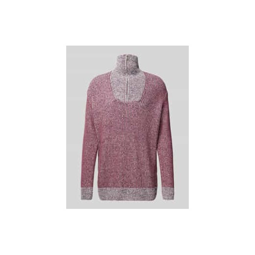 Sweter z dzianiny ze stójką ze sklepu Peek&Cloppenburg  w kategorii Swetry męskie - zdjęcie 177838305
