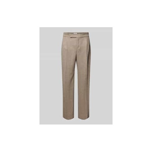 Spodnie materiałowe o kroju baggy fit z zakładkami w pasie model ‘Mara’ ze sklepu Peek&Cloppenburg  w kategorii Spodnie damskie - zdjęcie 177838565
