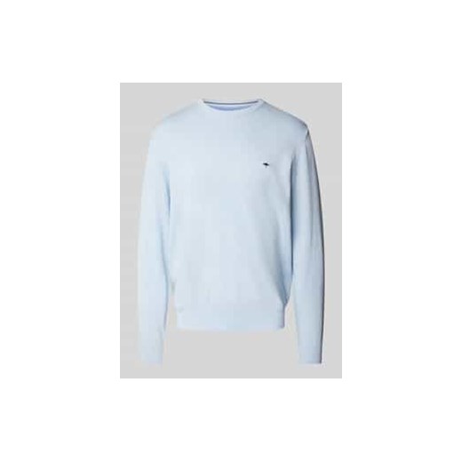 Sweter z dzianiny z okrągłym dekoltem ze sklepu Peek&Cloppenburg  w kategorii Swetry męskie - zdjęcie 177838709