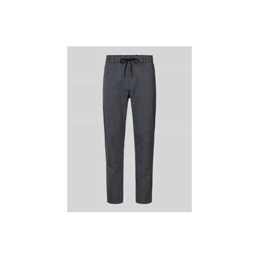 Chinosy o kroju tapered fit z tunelem ze sklepu Peek&Cloppenburg  w kategorii Spodnie męskie - zdjęcie 177838795