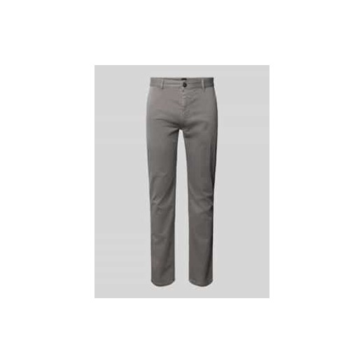 Chinosy o kroju slim fit ze szlufkami na pasek ze sklepu Peek&Cloppenburg  w kategorii Spodnie męskie - zdjęcie 177838868