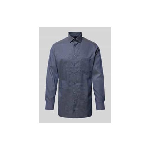 Koszula biznesowa o kroju regular fit z kołnierzykiem typu kent ze sklepu Peek&Cloppenburg  w kategorii Koszule męskie - zdjęcie 177838959