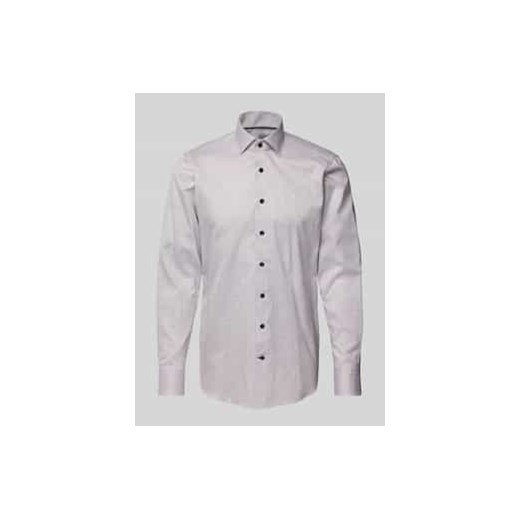 Koszula biznesowa o kroju slim fit z kołnierzykiem typu kent model ‘Savio’ ze sklepu Peek&Cloppenburg  w kategorii Koszule męskie - zdjęcie 177839157