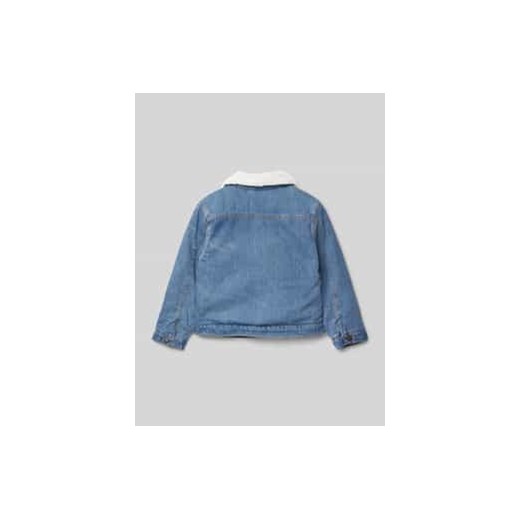 Kurtka jeansowa z dodatkiem wełny i kieszeniami na piersi model ‘JACK’ Name It 92 wyprzedaż Peek&Cloppenburg