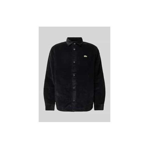 Koszula sztruksowa o kroju regular fit z naszywką z logo model ‘CORDUROY’ ze sklepu Peek&Cloppenburg  w kategorii Koszule męskie - zdjęcie 177839476