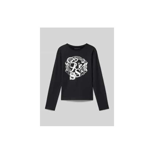 Bluzka z długim rękawem i nadrukiem z logo ze sklepu Peek&Cloppenburg  w kategorii Bluzki dziewczęce - zdjęcie 177839589