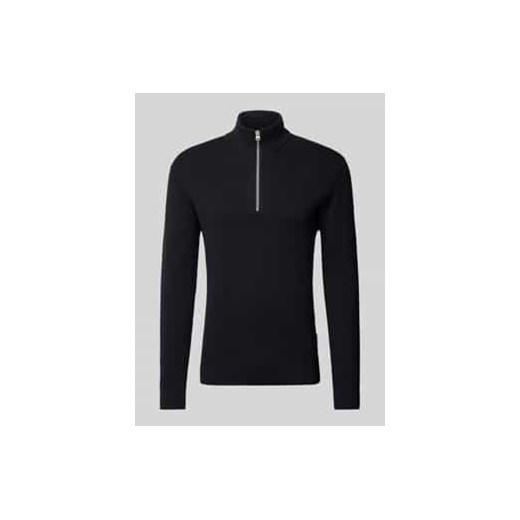 Sweter z dzianiny o kroju regular fit ze stójką model ‘PHIL’ ze sklepu Peek&Cloppenburg  w kategorii Swetry męskie - zdjęcie 177839786