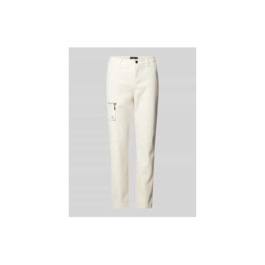 Spodnie o kroju regular fit z imitacji skóry ze sklepu Peek&Cloppenburg  w kategorii Spodnie damskie - zdjęcie 177840039