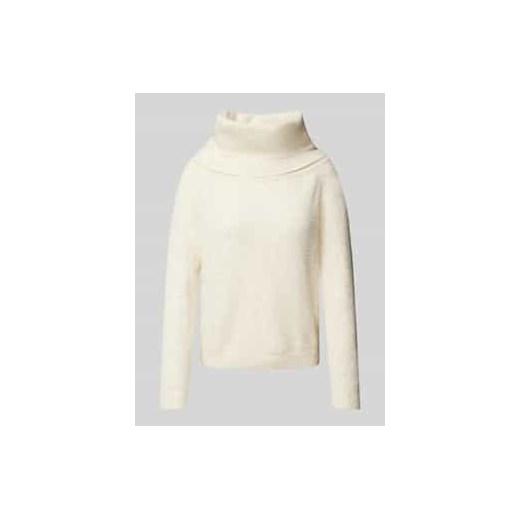 Sweter z dzianiny z prążkowanymi wykończeniami ze sklepu Peek&Cloppenburg  w kategorii Swetry damskie - zdjęcie 177840146