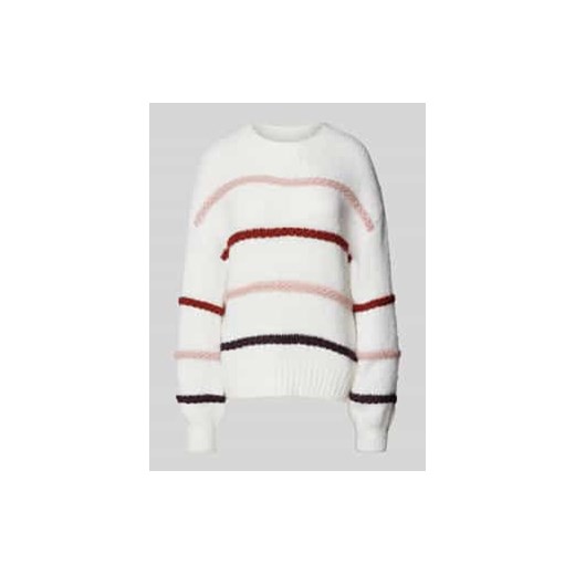 Sweter z dzianiny z fakturowanym wzorem ze sklepu Peek&Cloppenburg  w kategorii Swetry damskie - zdjęcie 177840397