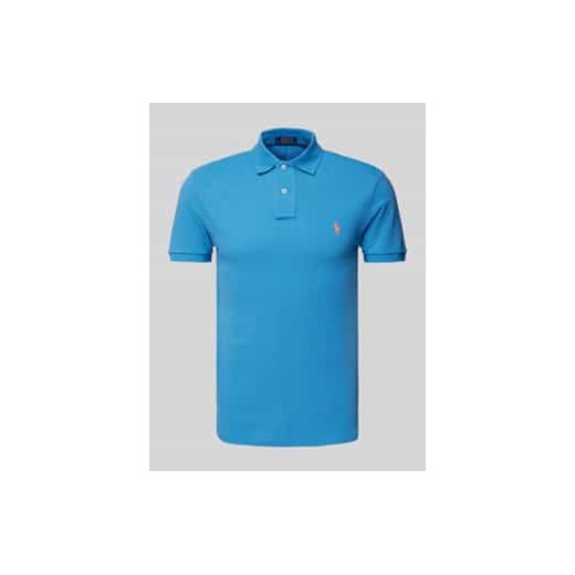 Koszulka polo o kroju slim fit z wyhaftowanym logo ze sklepu Peek&Cloppenburg  w kategorii T-shirty męskie - zdjęcie 177840549