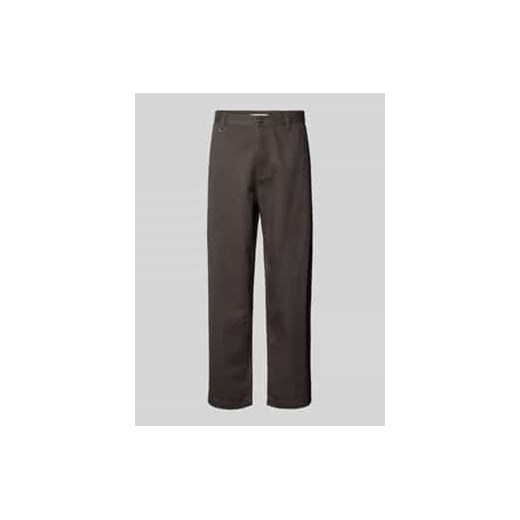 Chinosy o kroju baggy fit z wpuszczanymi kieszeniami ze sklepu Peek&Cloppenburg  w kategorii Spodnie męskie - zdjęcie 177840689