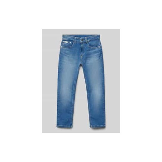 Jeansy o kroju regular fit z 5 kieszeniami ze sklepu Peek&Cloppenburg  w kategorii Spodnie chłopięce - zdjęcie 177840725