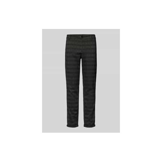 Chinosy o kroju slim fit z dżerseju z przeszytym,podwiniętym zakończeniem nogawki ze sklepu Peek&Cloppenburg  w kategorii Spodnie męskie - zdjęcie 177840979