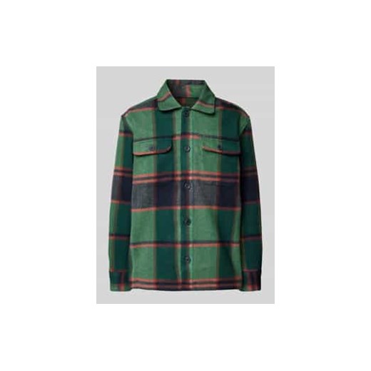 Kurtka koszulowa o kroju regular fit z kieszeniami z patką na piersi ze sklepu Peek&Cloppenburg  w kategorii Kurtki męskie - zdjęcie 177841007