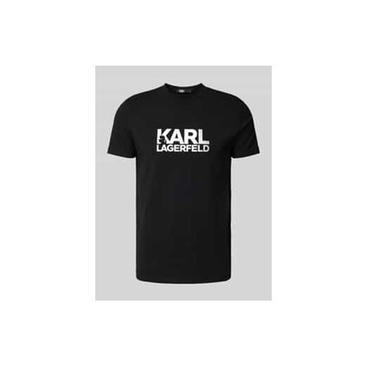 T-shirt z nadrukiem z logo ze sklepu Peek&Cloppenburg  w kategorii T-shirty męskie - zdjęcie 177841057