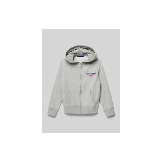 Bluza rozpinana z wyhaftowanym logo ze sklepu Peek&Cloppenburg  w kategorii Bluzy chłopięce - zdjęcie 177841289
