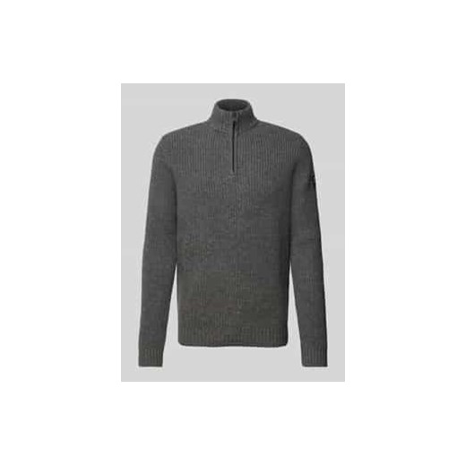 Sweter z dzianiny ze stójką model ‘DRAGOALF’ ze sklepu Peek&Cloppenburg  w kategorii Swetry męskie - zdjęcie 177841789