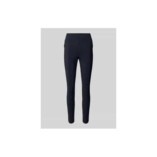 Spodnie materiałowe o kroju skinny fit z wszytym kantem ze sklepu Peek&Cloppenburg  w kategorii Spodnie damskie - zdjęcie 177841827