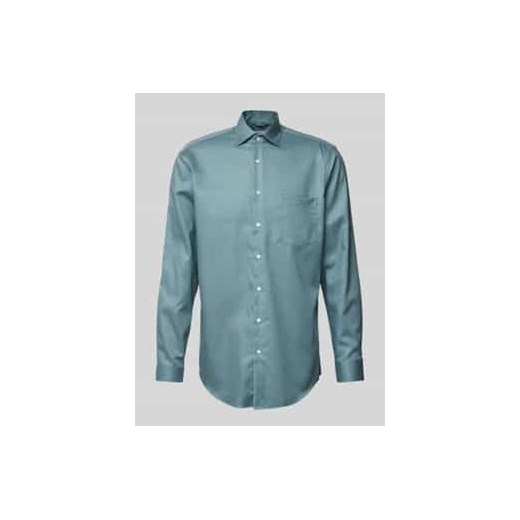 Koszula biznesowa o kroju regular fit z kołnierzykiem new kent ze sklepu Peek&Cloppenburg  w kategorii Koszule męskie - zdjęcie 177842178