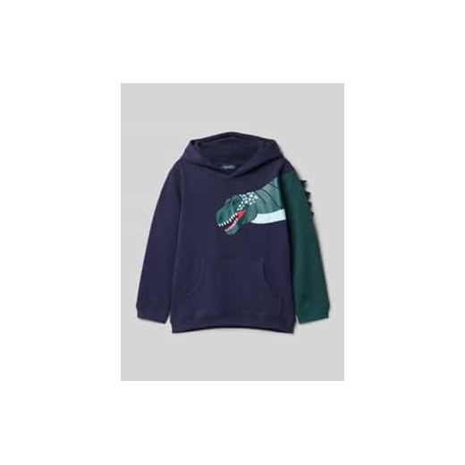 Bluza z kapturem z nadrukiem z logo ze sklepu Peek&Cloppenburg  w kategorii Bluzy chłopięce - zdjęcie 177842229