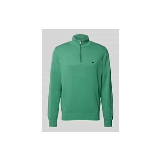 Sweter z dzianiny z kołnierzem ze sklepu Peek&Cloppenburg  w kategorii Swetry męskie - zdjęcie 177843009