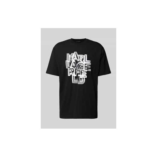T-shirt z nadrukiem z logo ze sklepu Peek&Cloppenburg  w kategorii T-shirty męskie - zdjęcie 177843216