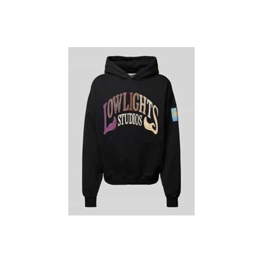 Bluza z kapturem i detalem z logo ze sklepu Peek&Cloppenburg  w kategorii Bluzy męskie - zdjęcie 177843229