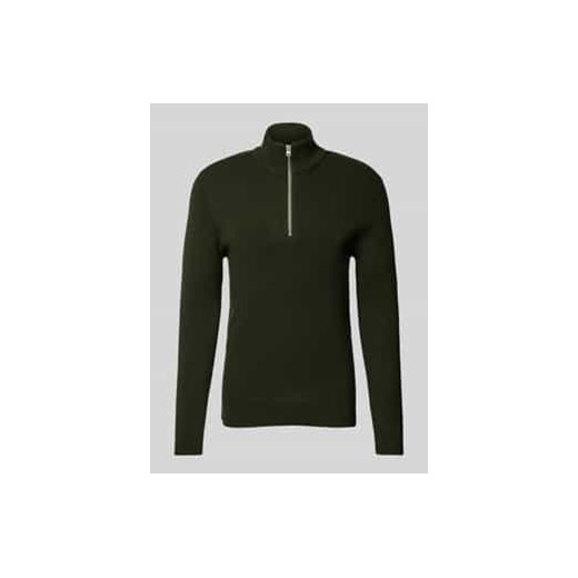 Sweter z dzianiny o kroju regular fit ze stójką model ‘PHIL’ ze sklepu Peek&Cloppenburg  w kategorii Swetry męskie - zdjęcie 177843268