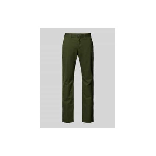 Chinosy o kroju slim fit z fakturowanym wzorem ze sklepu Peek&Cloppenburg  w kategorii Spodnie męskie - zdjęcie 177843489
