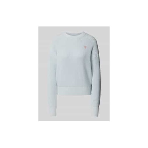 Sweter z dzianiny z naszywką z logo ze sklepu Peek&Cloppenburg  w kategorii Swetry damskie - zdjęcie 177843588