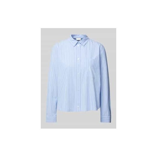 Bluzka koszulowa o kroju regular fit z kieszenią na piersi ze sklepu Peek&Cloppenburg  w kategorii Koszule damskie - zdjęcie 177843627
