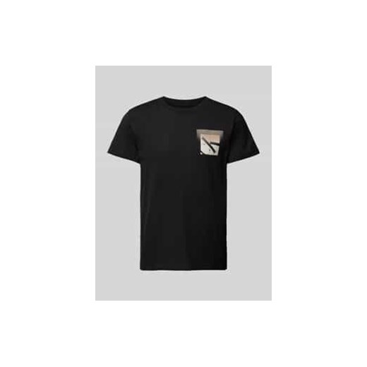 T-shirt z nadrukiem z logo ze sklepu Peek&Cloppenburg  w kategorii T-shirty męskie - zdjęcie 177843775