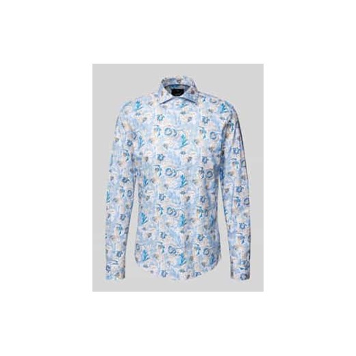 Koszula biznesowa o kroju slim fit z kołnierzykiem typu cutaway model ‘Pares’ ze sklepu Peek&Cloppenburg  w kategorii Koszule męskie - zdjęcie 177843779