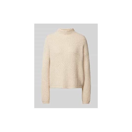 Sweter z dzianiny ze stójką model ‘Safineynny’ ze sklepu Peek&Cloppenburg  w kategorii Swetry damskie - zdjęcie 177843966