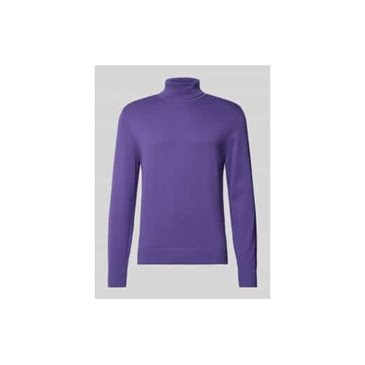Golf o kroju regular fit z czystej bawełny ze sklepu Peek&Cloppenburg  w kategorii Swetry męskie - zdjęcie 177844089