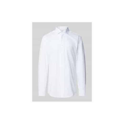 Koszula biznesowa o kroju slim fit z kołnierzykiem typu kent ze sklepu Peek&Cloppenburg  w kategorii Koszule męskie - zdjęcie 177844149