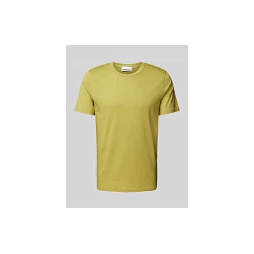 T-shirt z detalem z logo model ‘JAAMES’ ze sklepu Peek&Cloppenburg  w kategorii T-shirty męskie - zdjęcie 177844369