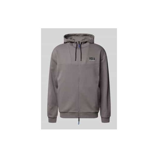 Bluza rozpinana z nadrukiem z logo model ‘VENTUS’ ze sklepu Peek&Cloppenburg  w kategorii Bluzy męskie - zdjęcie 177844566
