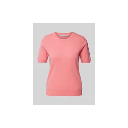 T-shirt z kaszmiru z okrągłym dekoltem ze sklepu Peek&Cloppenburg  w kategorii Bluzki damskie - zdjęcie 177844589