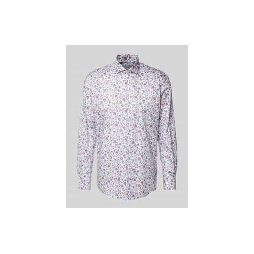 Koszula biznesowa o kroju regular fit z listwą guzikową ze sklepu Peek&Cloppenburg  w kategorii Koszule męskie - zdjęcie 177844675