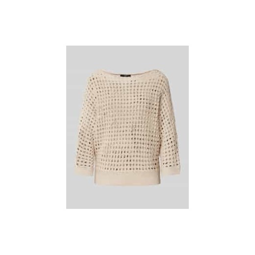 Sweter z dzianiny z rękawem o dł. 3/4 ze sklepu Peek&Cloppenburg  w kategorii Swetry damskie - zdjęcie 177844789