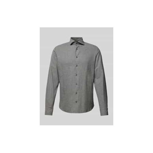 Koszula biznesowa o kroju regular fit z kołnierzykiem typu cutaway ze sklepu Peek&Cloppenburg  w kategorii Koszule męskie - zdjęcie 177844897